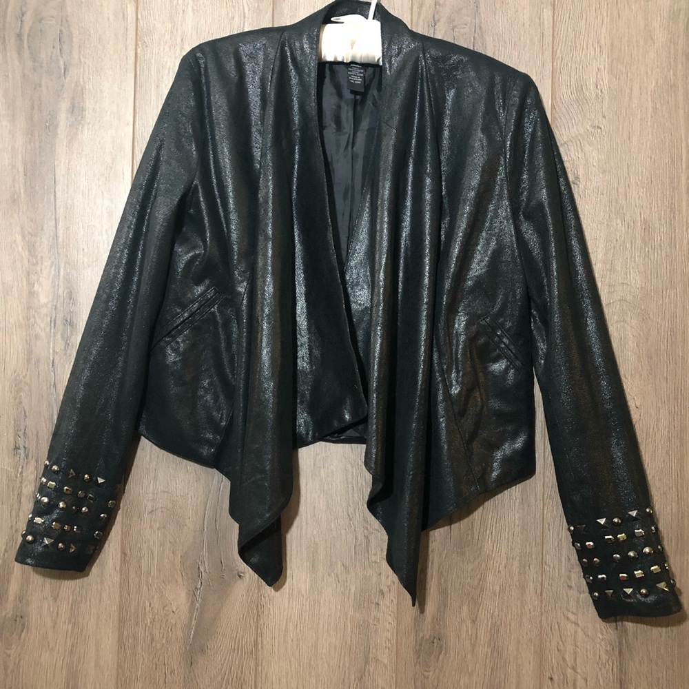 •INC INTERNATIONAL CONCEPTS• Studded SLEEVE Jacket